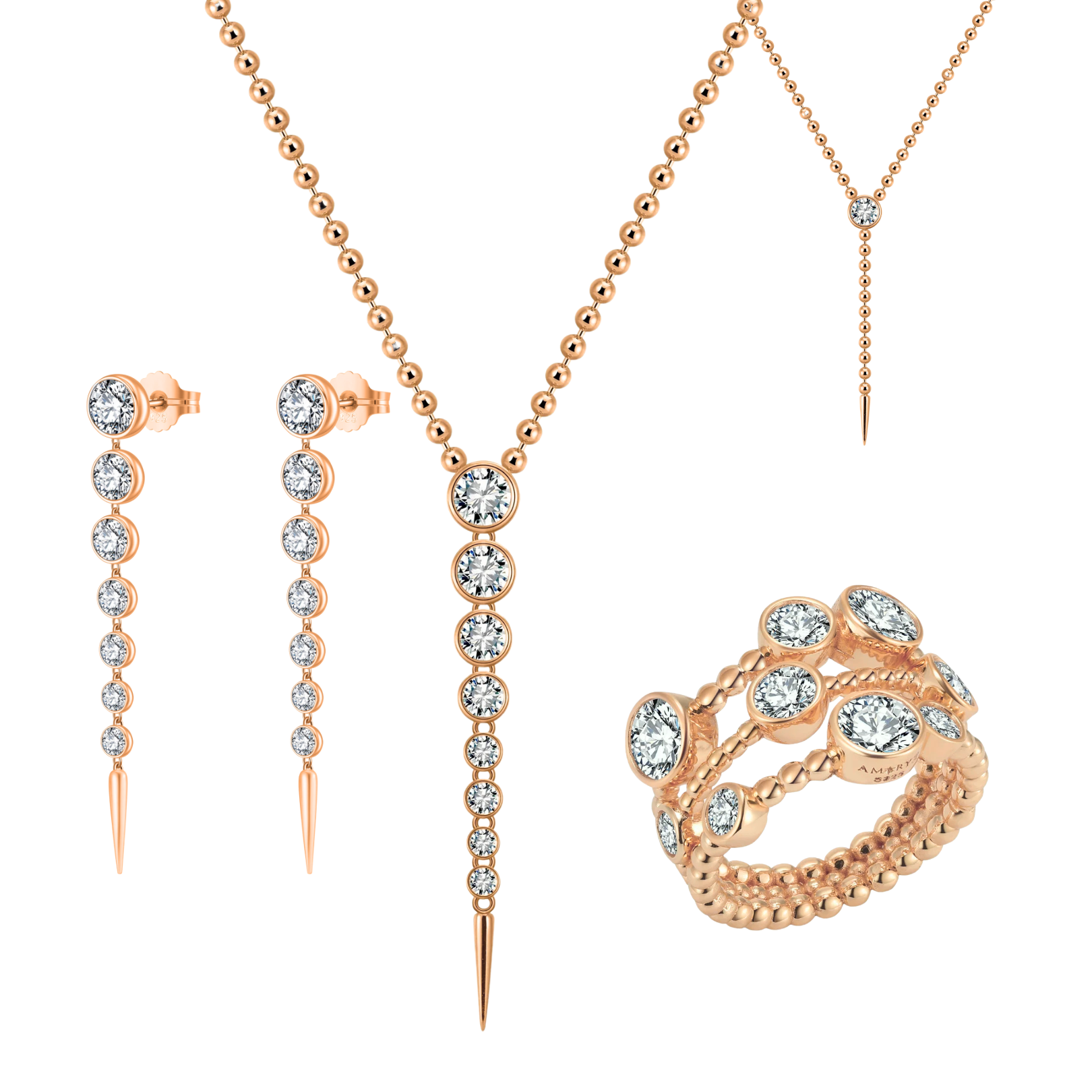 18K Rose Gold Vermeil