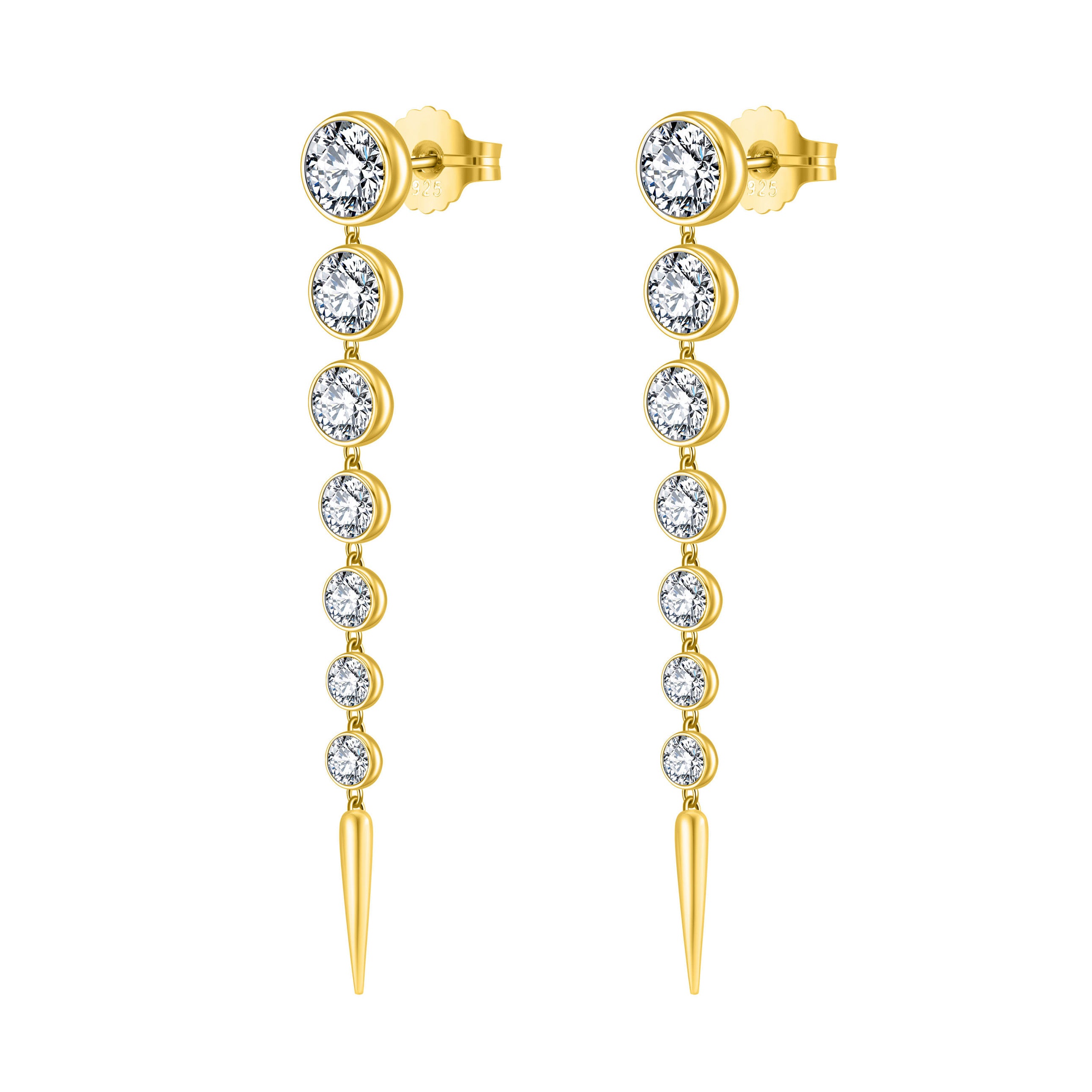 ETERI LONG EARRINGS 14K Gold Vermeil