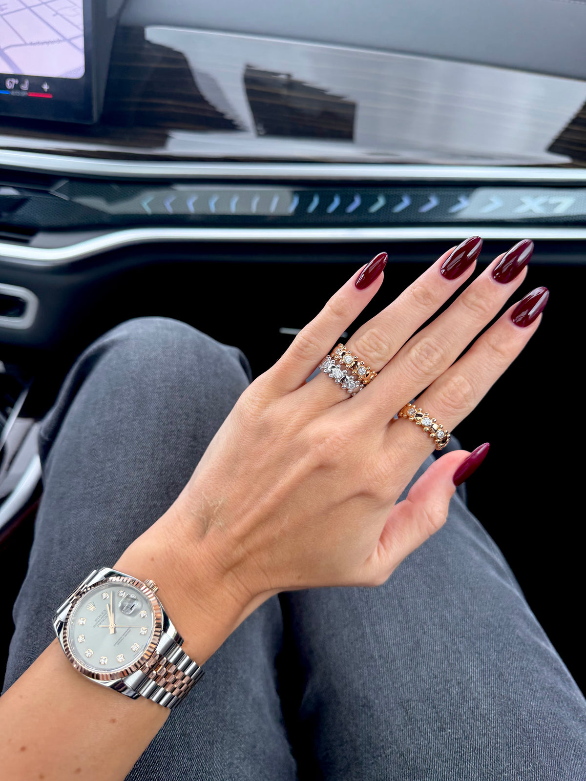 CERBERUS RING 18K Rose Gold Vermeil with Moissanites