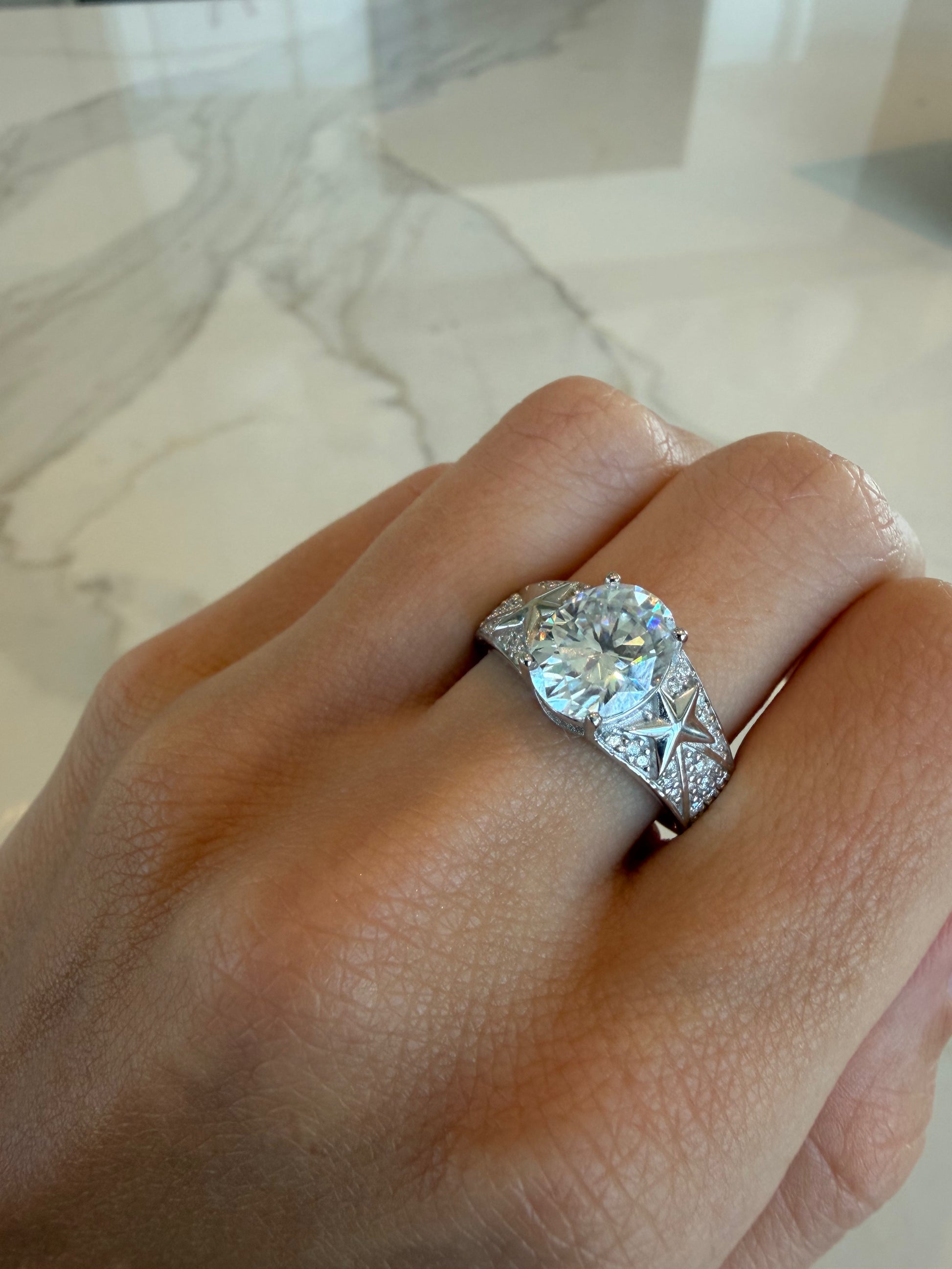 Nova Star Cocktail Ring