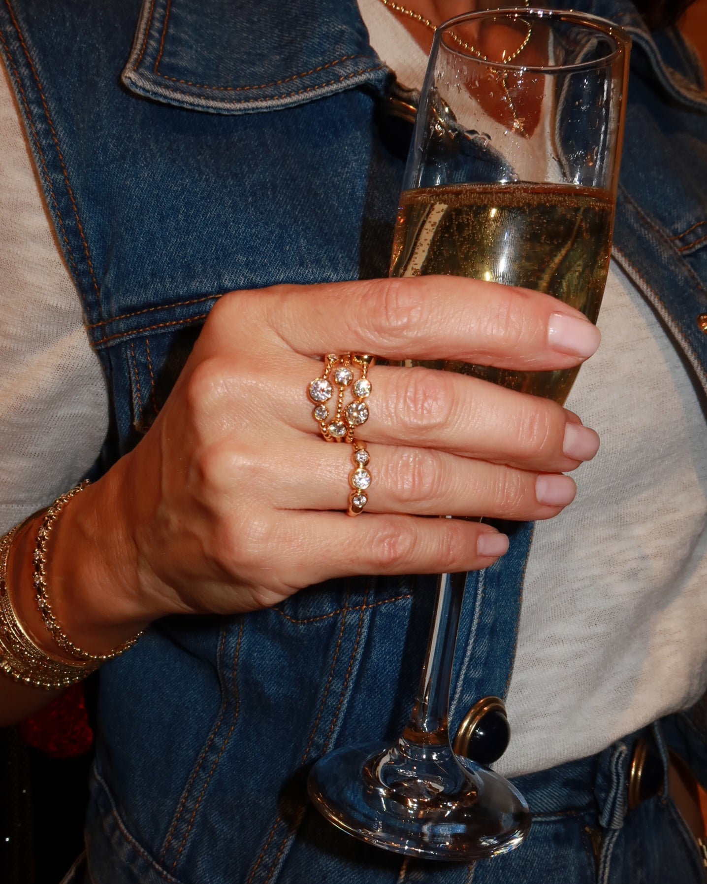 ETERI TRIPLE RING 18K Rose Gold Vermeil