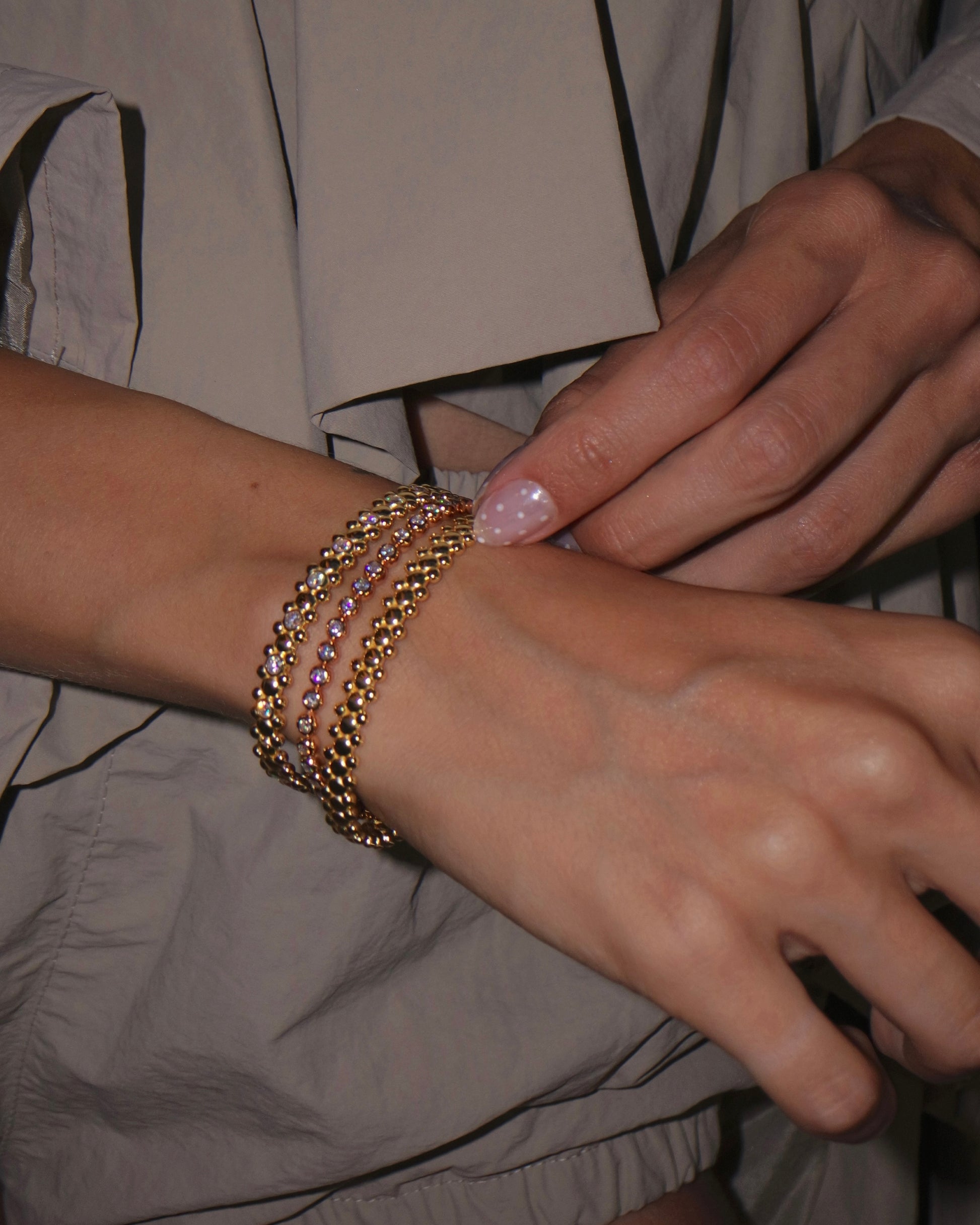 CERBERUS Bangle 14K Yellow Gold Vermeil