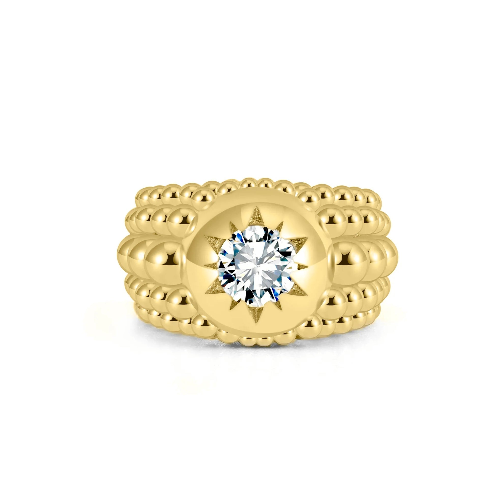 STELLI RING 14K Yellow Gold Vermeil