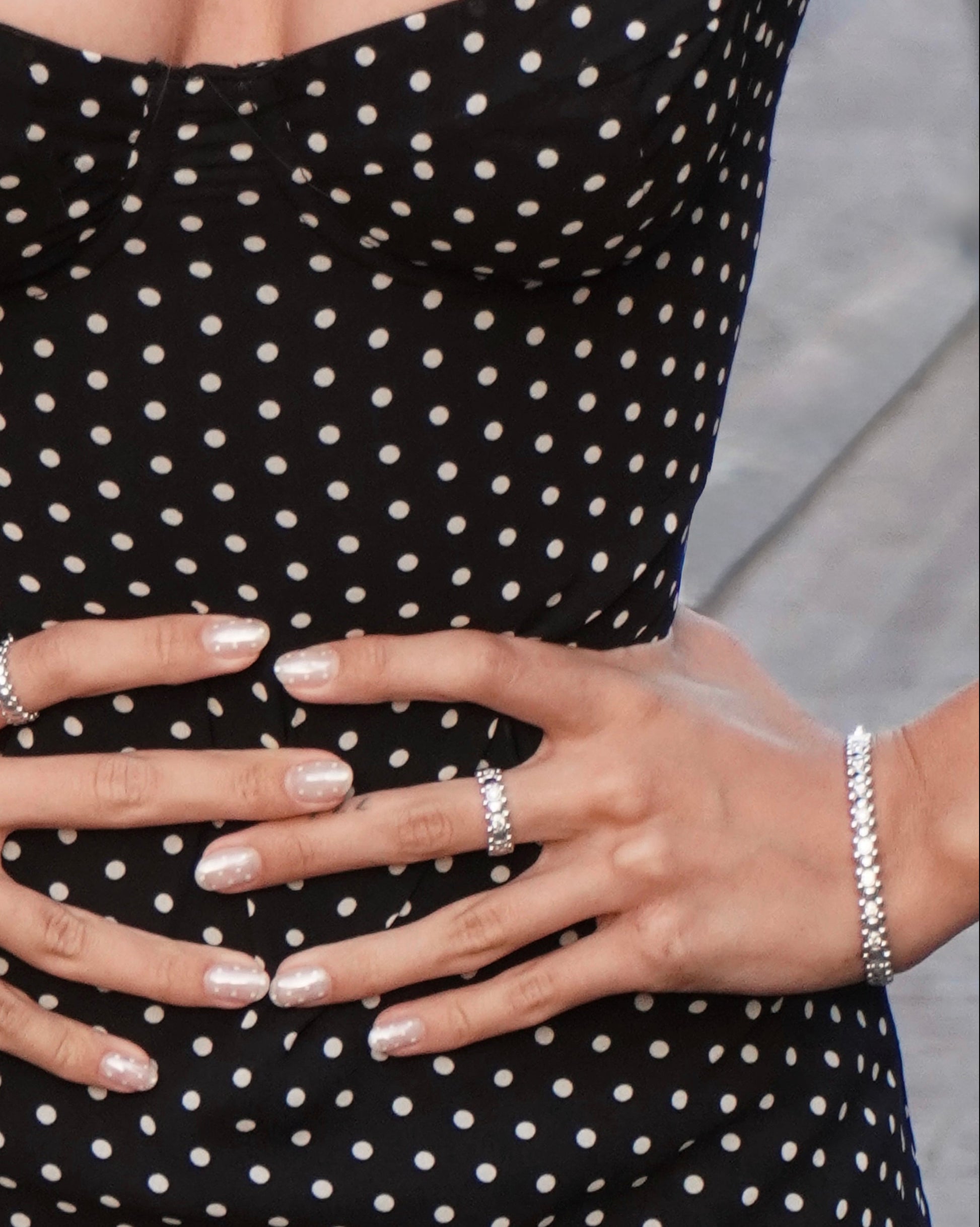 CERBERUS Bangle White Gold Vermeil