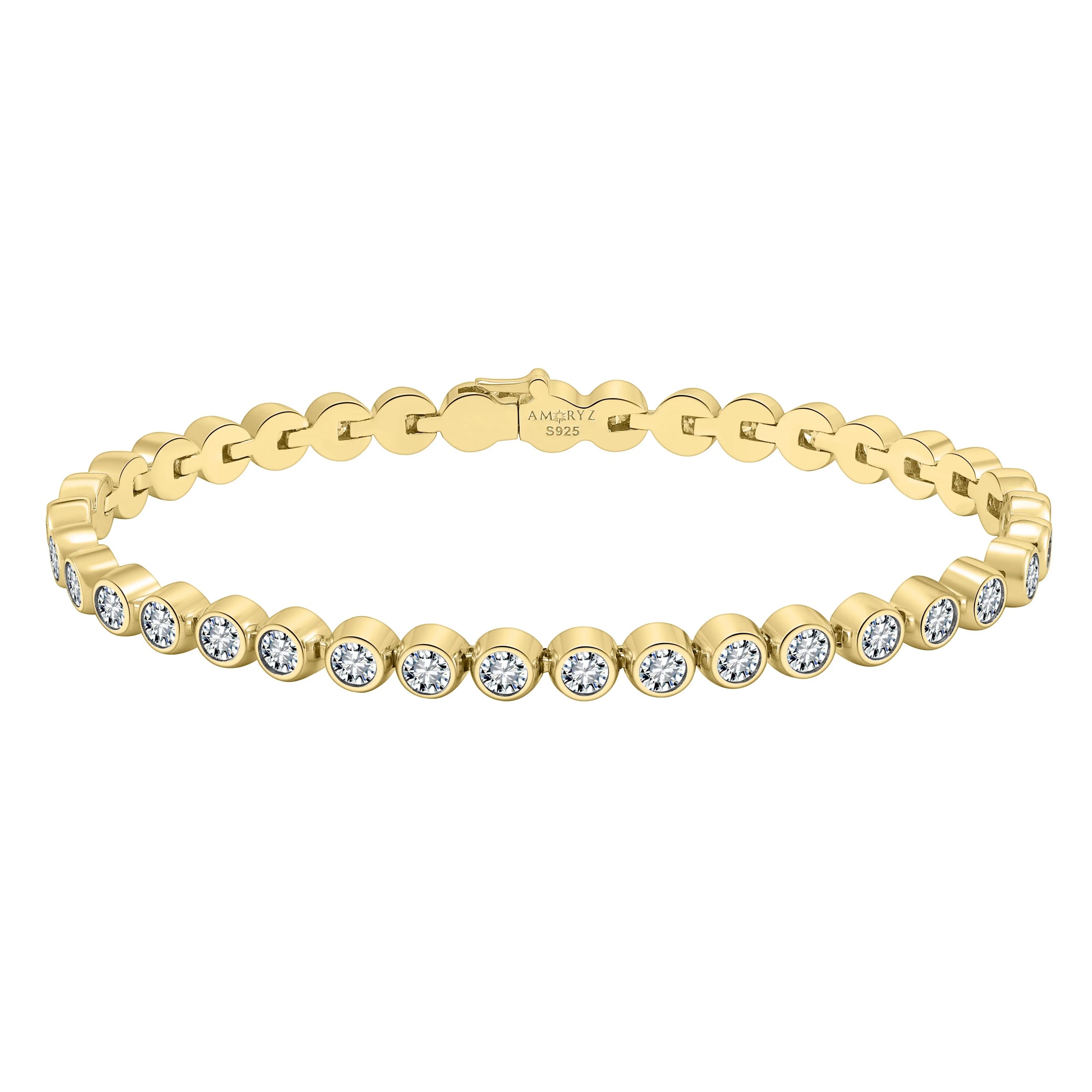 ETERI TENNIS BRACELET 14K Yellow Gold Vermeil