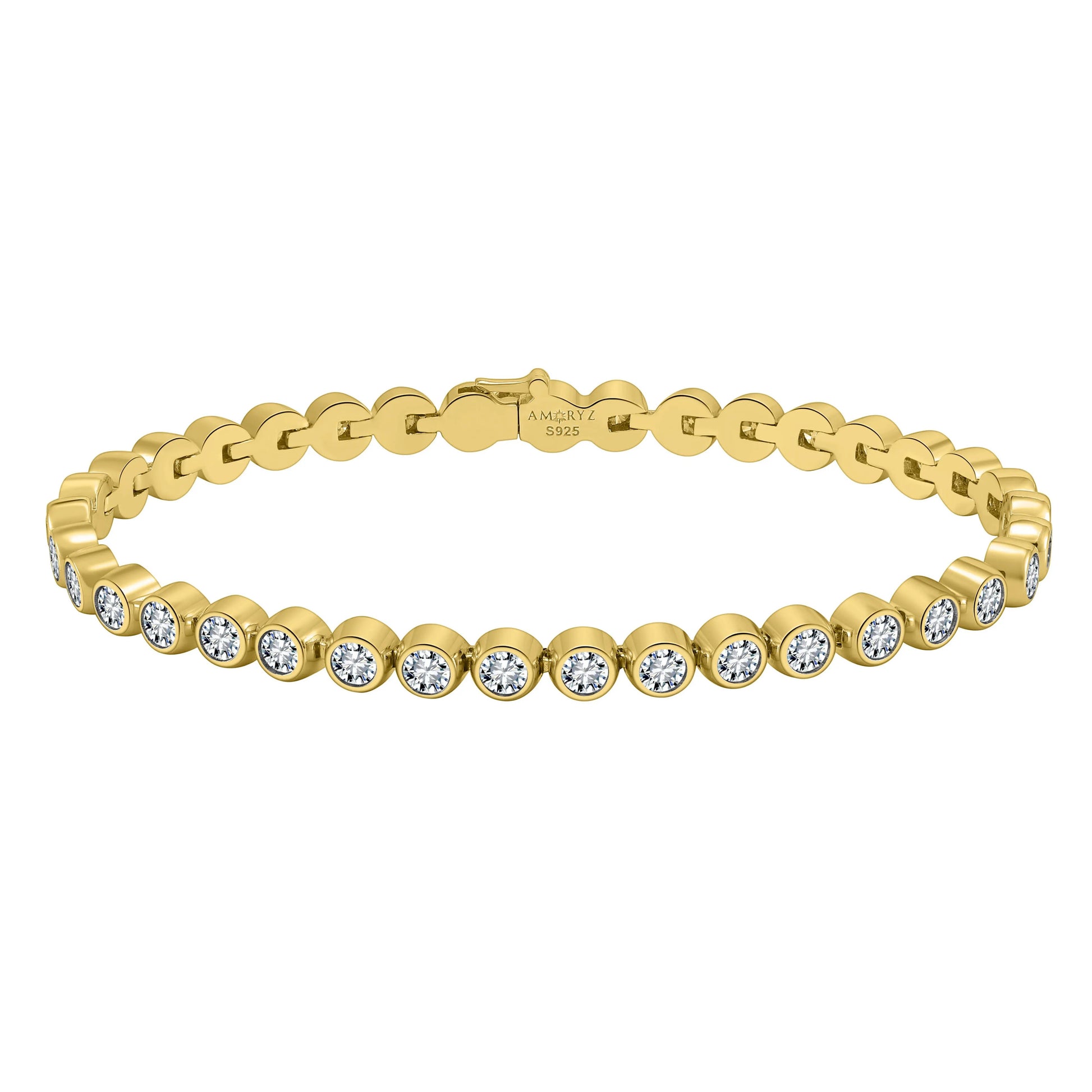 ETERI TENNIS BRACELET 18K Yellow Gold Vermeil