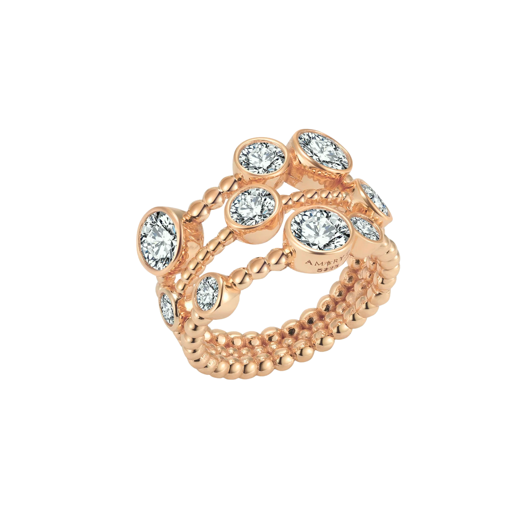 ETERI TRIPLE RING 18K Rose Gold Vermeil